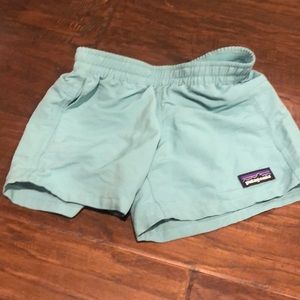 Teal Patagonia shorts girls XS